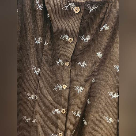 💌Brown Corduroy Dress - Picture 2 of 4